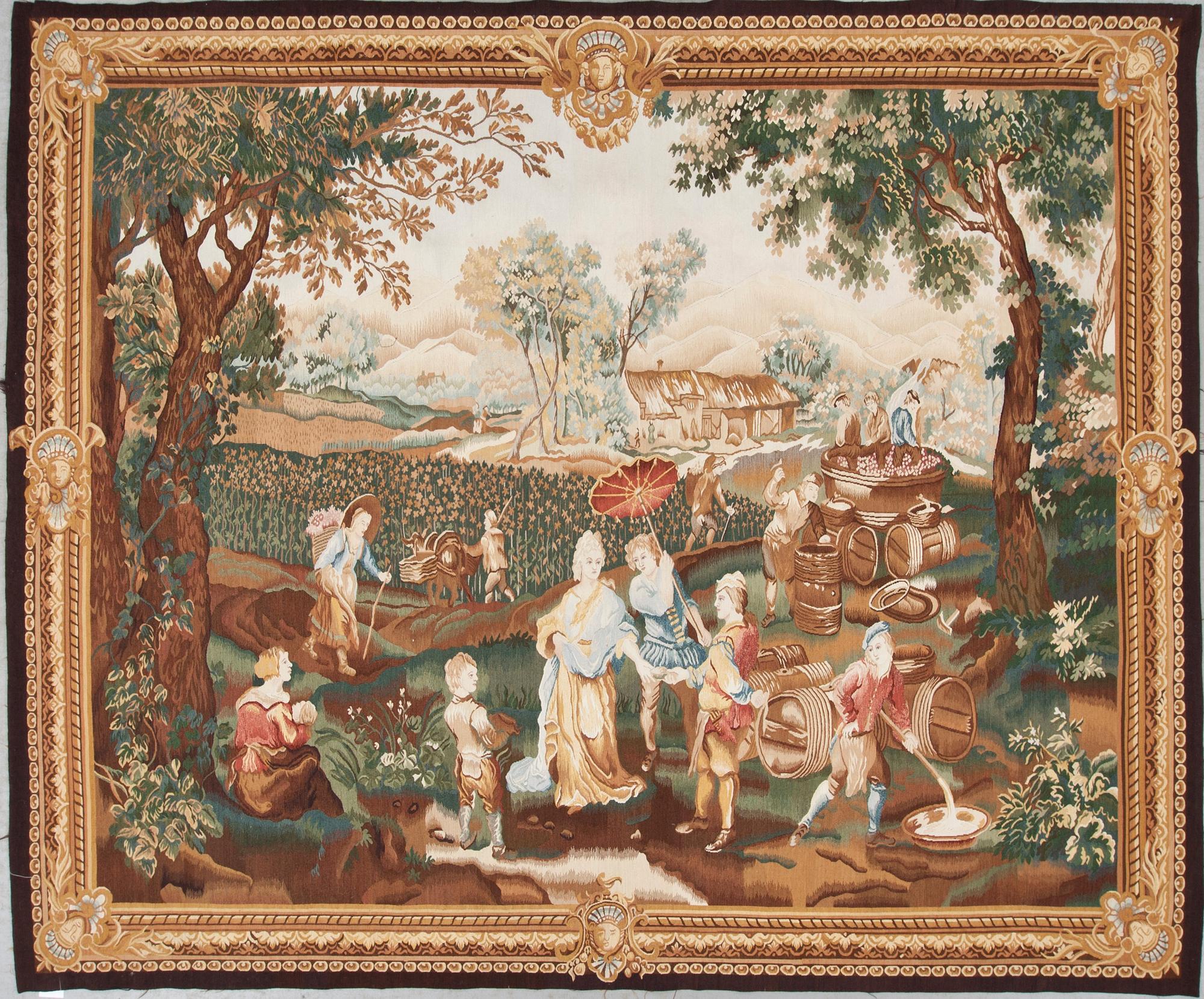 VÄGGBONAD, 1900-tal. Ca 240 X 200 cm.