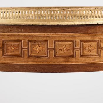 A Gustavian marquetry and gilt-brass mounted tray-table by G. Iwersson (master 1778-1813).
