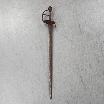 A Swedish 18th Century cutlass.