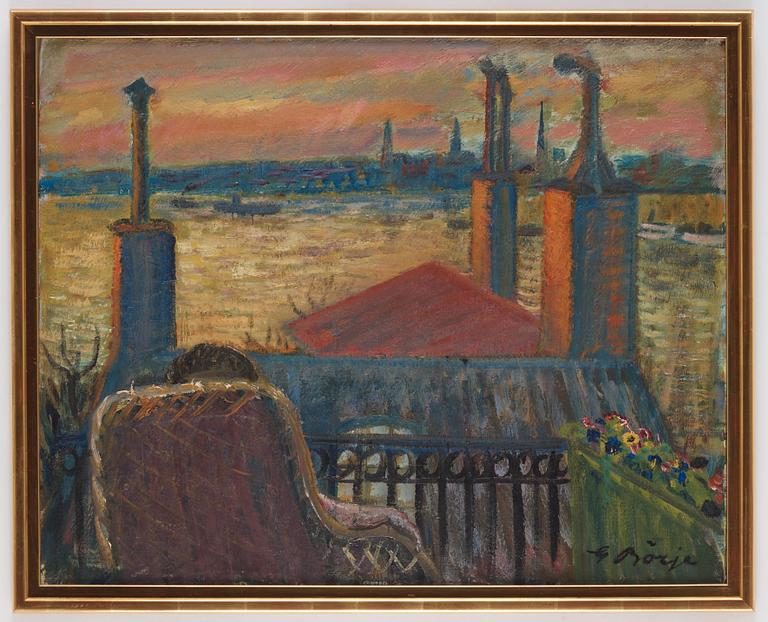 Gideon Börje, View over Riddarfjärden, Stockholm.