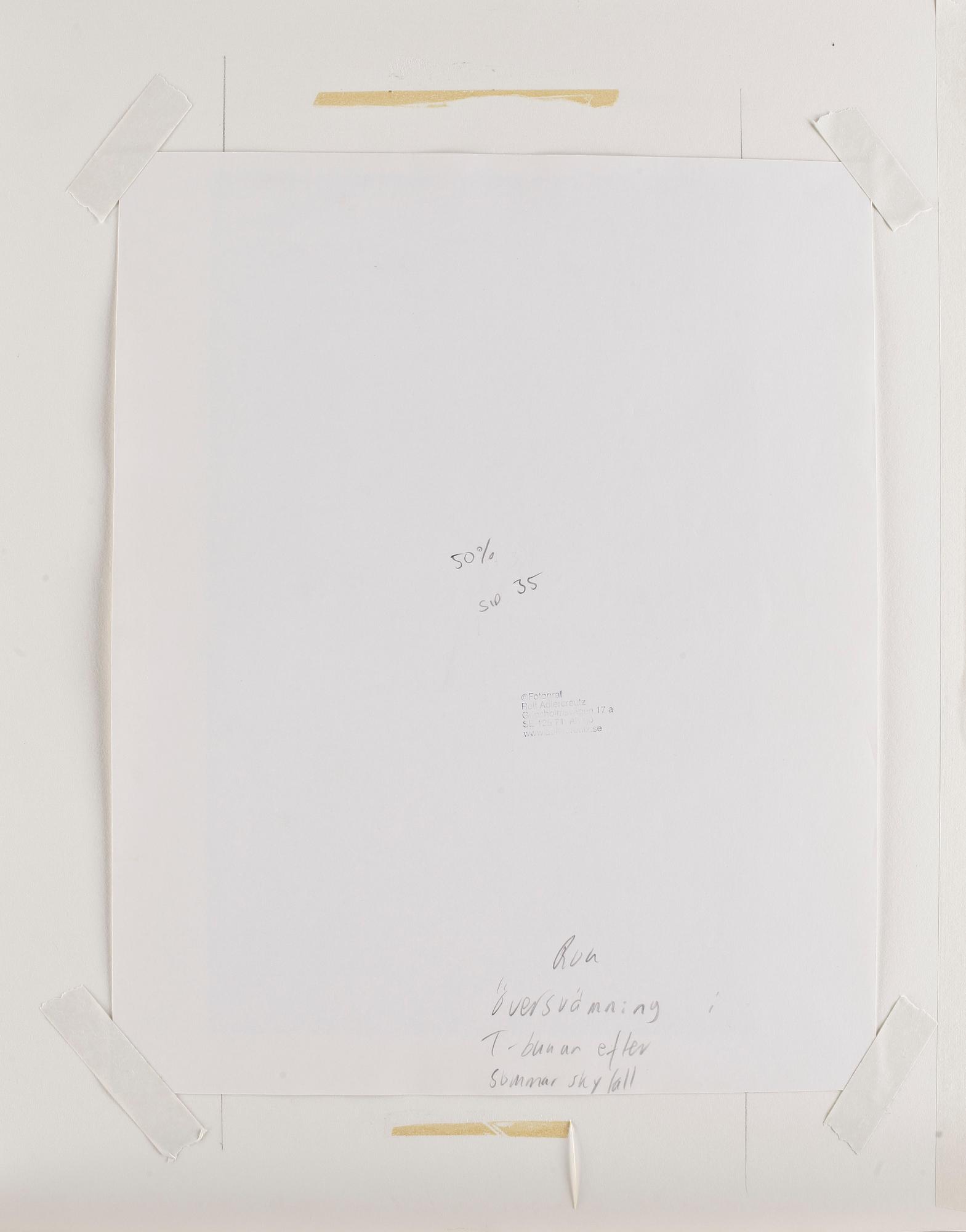 ROLF ADLERCREUTZ, silvergelatinfotografi, 1984, vintage, signerad samt med stämpel a tergo.