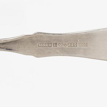 Bestickservis, 85 delar, silver, "Uppsala", MGAB, bla Lidköping 1974.
