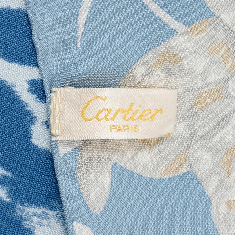 Cartier, a silk scarf.