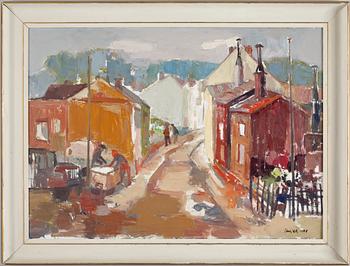 JERZY LUCZAK, olja på duk. Sign o dat 1955.