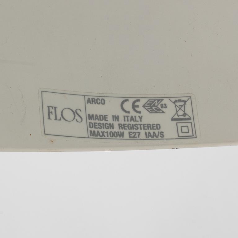 Achille & Pier Castiglioni, an 'Arco' floor lamp, Flos, Italy.