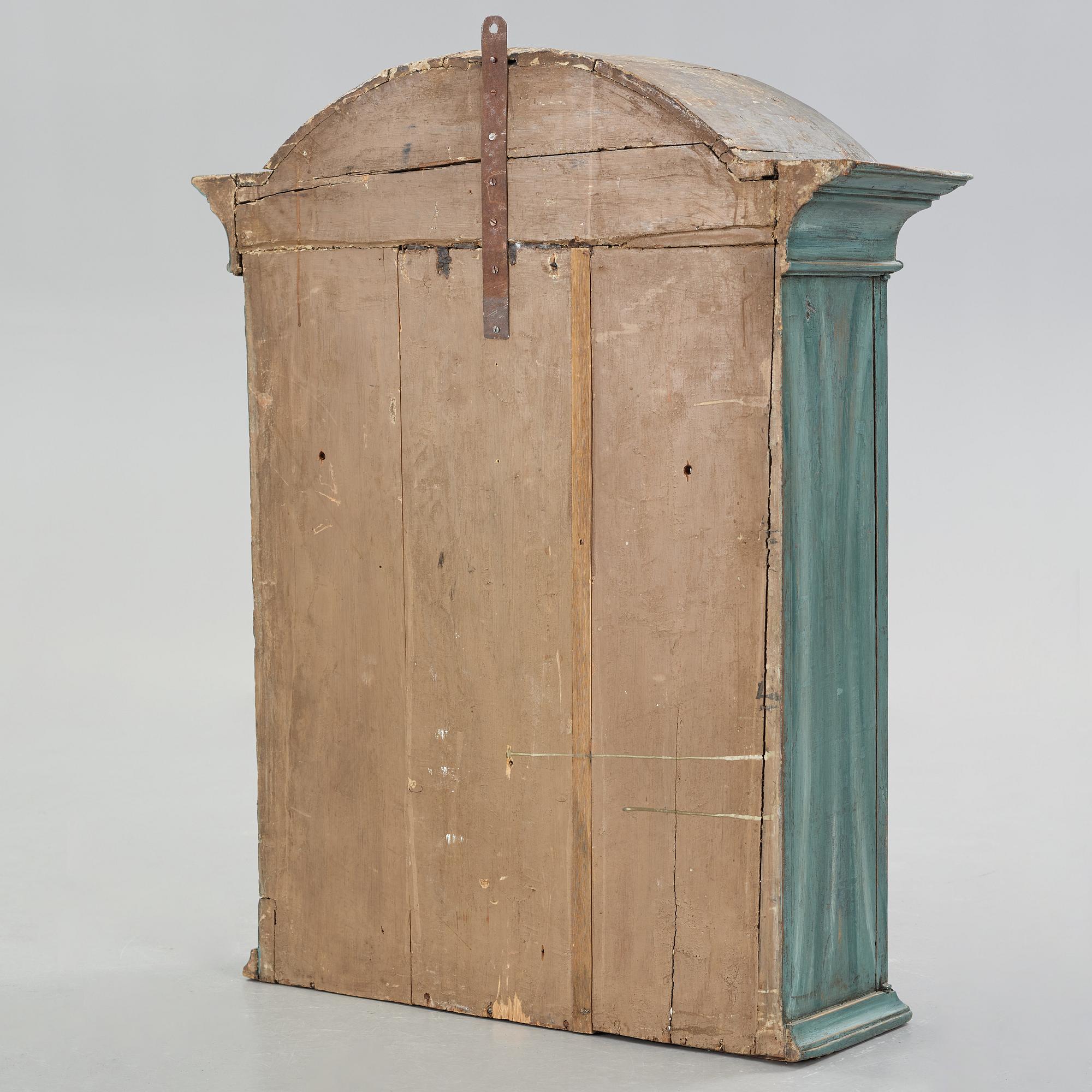 a folklore wall cabinet from Ljusdal Hälsingland in the 18th-/19th century.