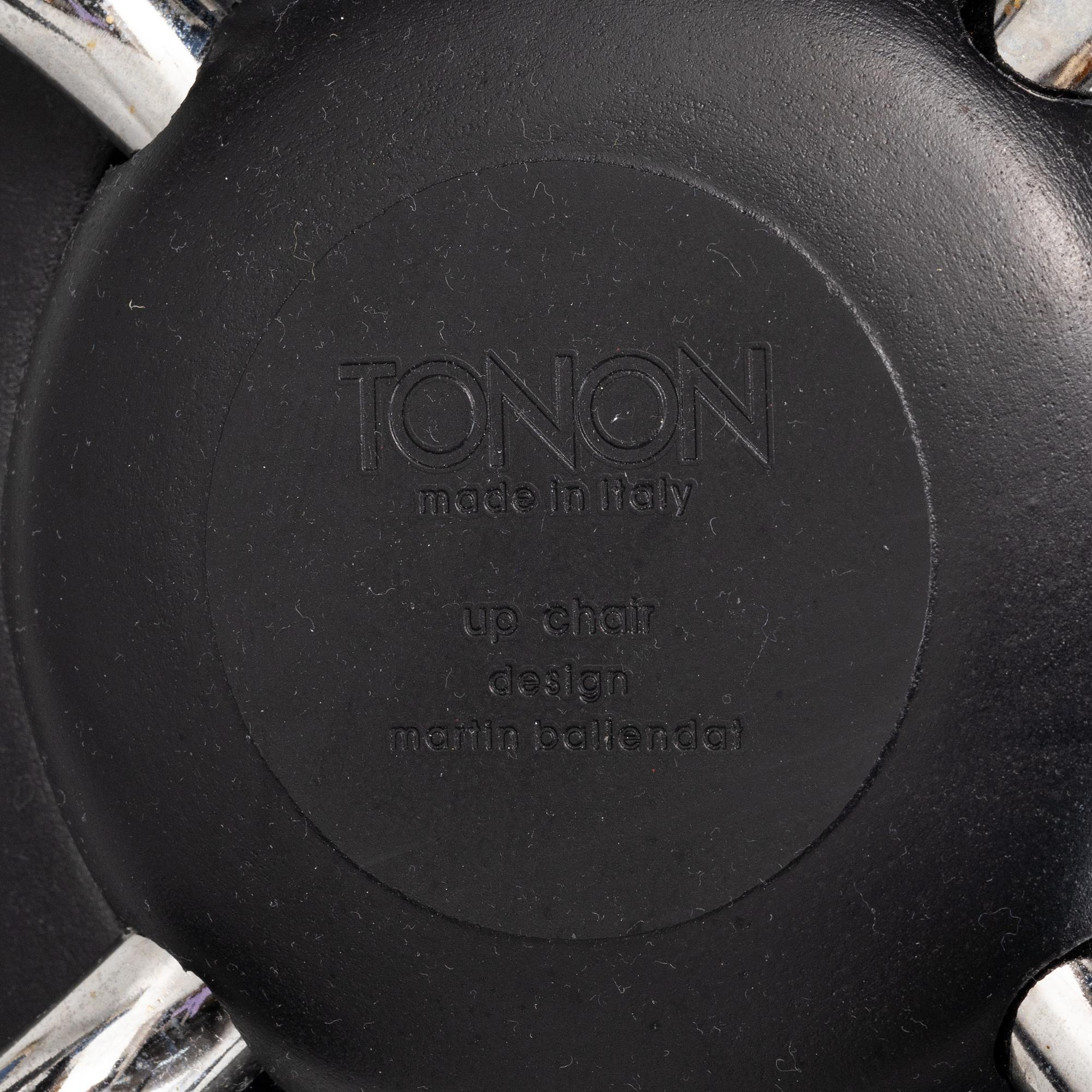 Martin Ballendat, fåtöljer, 4 st, "Flat Armchair 923", Tonon, Italien.