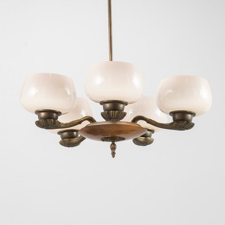 Paavo Tynell, a 1930's '1376/5' ceiling light for Taito.