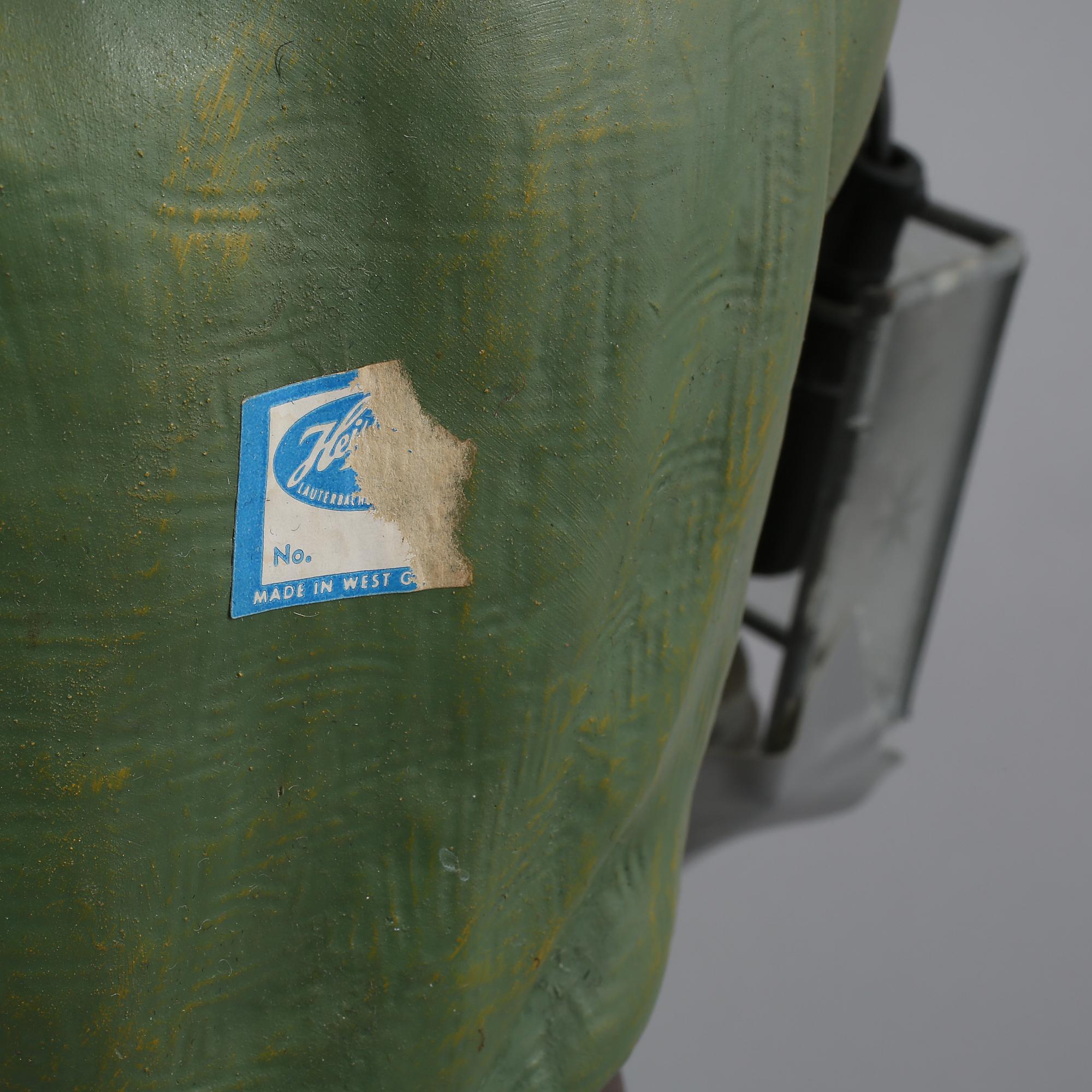 TOMTE med LYKTA, lergods, Heissner, Västtyskland, 1900-talets andra hälft.