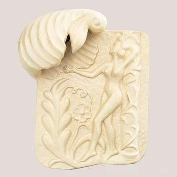 Wall lamp Swedish Modern 1940s ceramic.