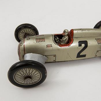 A JNF tinplate "Auto Union" race car, Germany, 1930s.