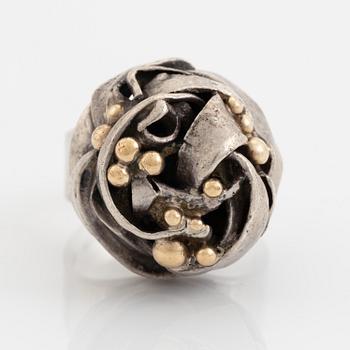 Rosa Taikon, silver ring.