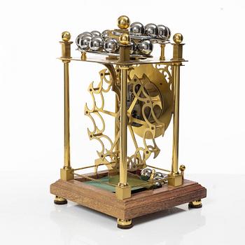 Bordsur, "Spherical weight clock", Dove Baxeley Cheltenham, England, 1900-talets slut.