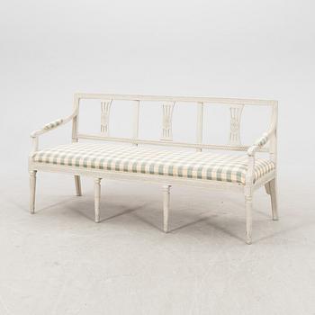 A late Gustavian sofa from Lindome first half of the 19th century.