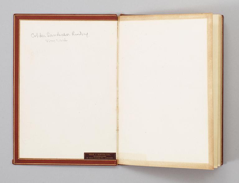 C.F. HULTENHEIMS BOKSAMLING CAMERA ANTIQUA.