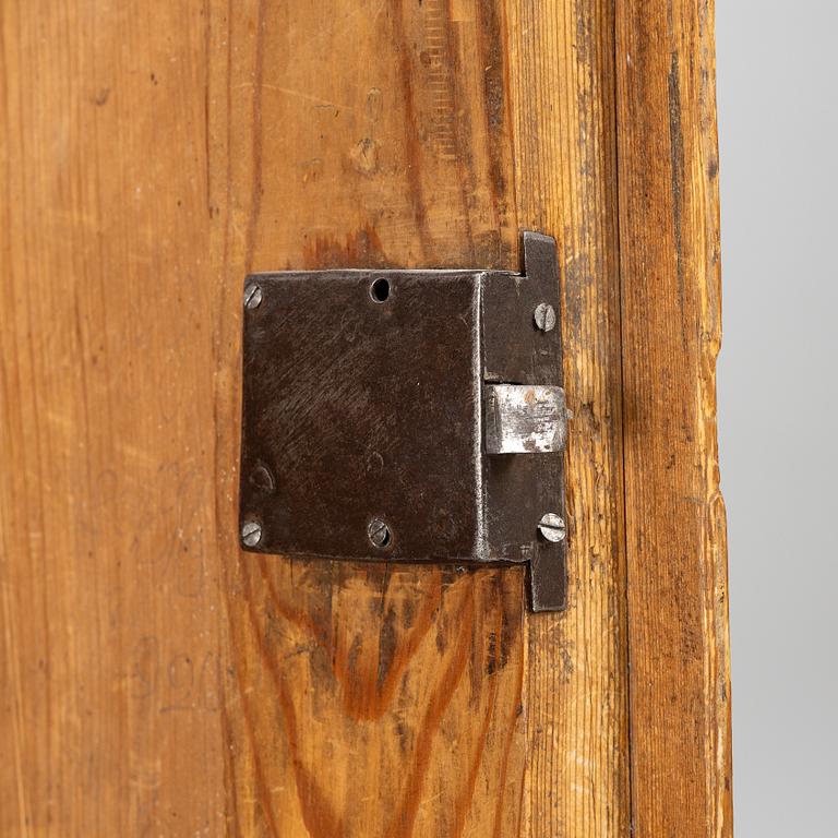 A Swedish Dalecarlian folk art cabinet dated 1808.