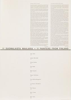 Portfolio with eleven serigraphs, signed and numbered 67/110, 1977.