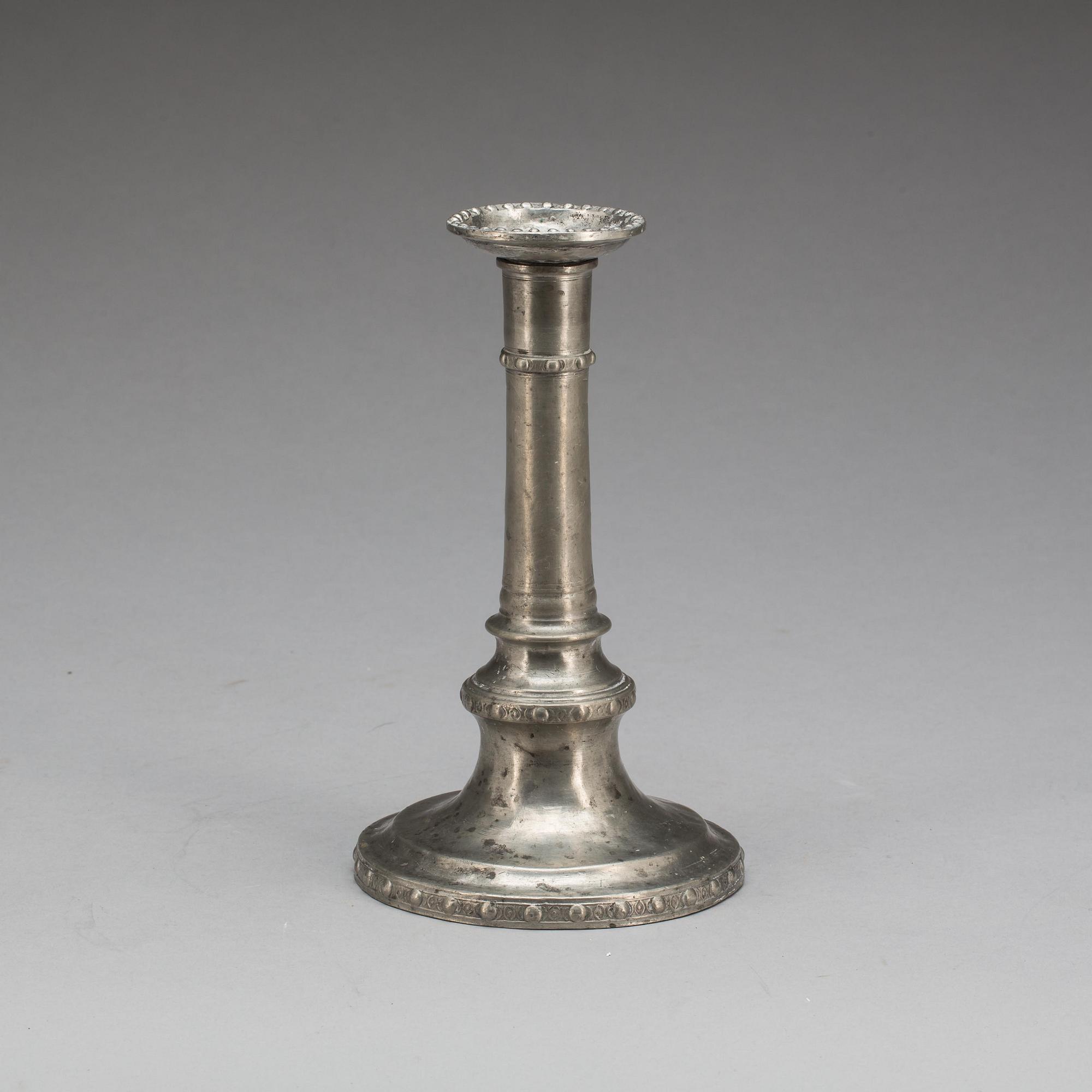 LJUSSTAKE, tenn Martin Moberg Jönköping 1786.