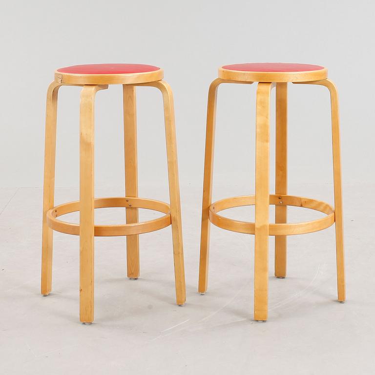 BARPALLAR, ett par, Alvar Aalto, Svenska AB Artek Hedemora, 1946-56.