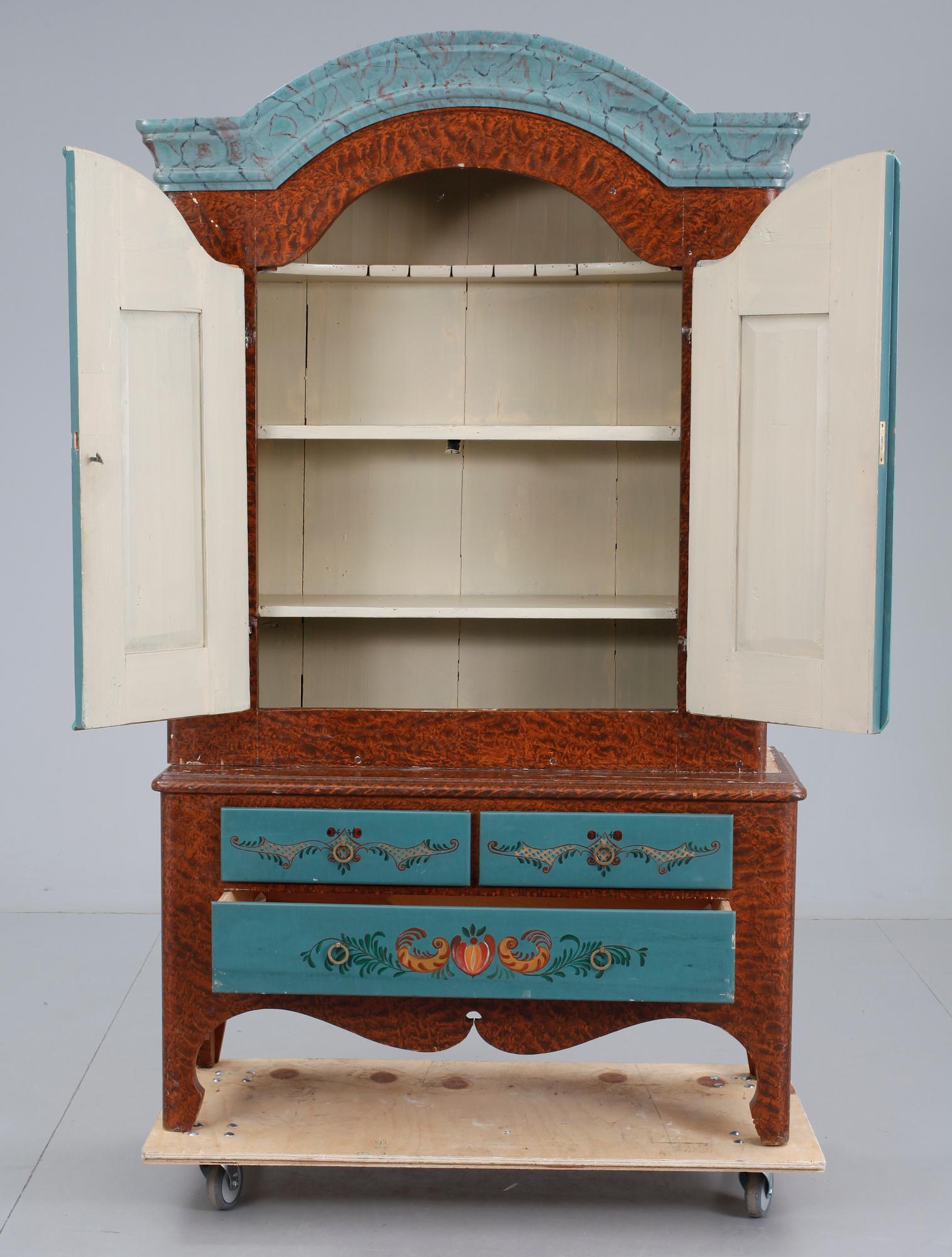 SKÅP, allmoge, Jämtland, 1800-tal.