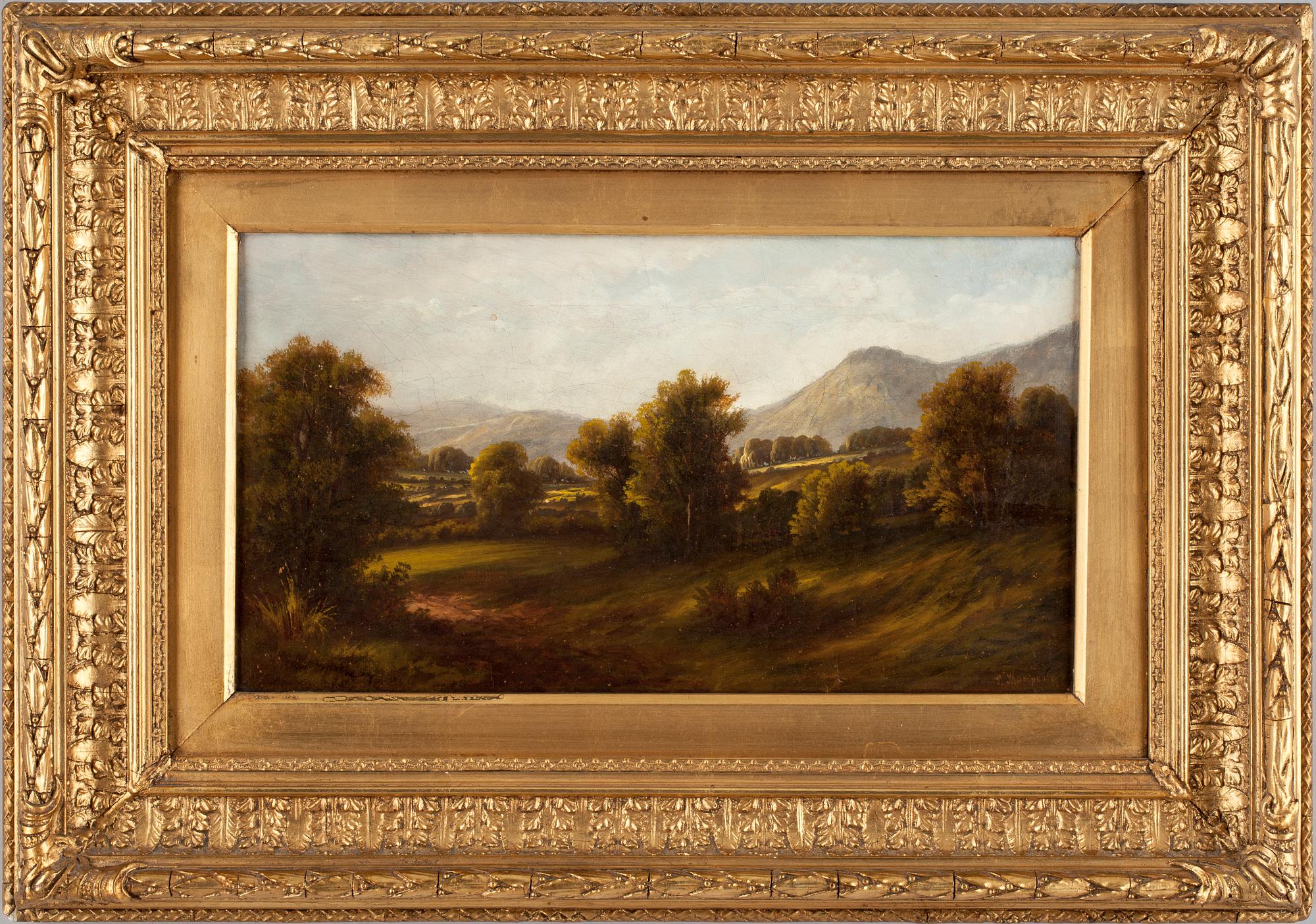OKÄND KONSTNÄR. Sign G. Thopson, troligen England 1800-tal.