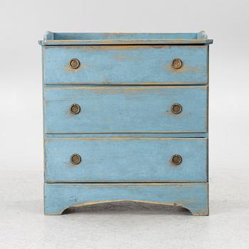 A 19th century chest of drawers.