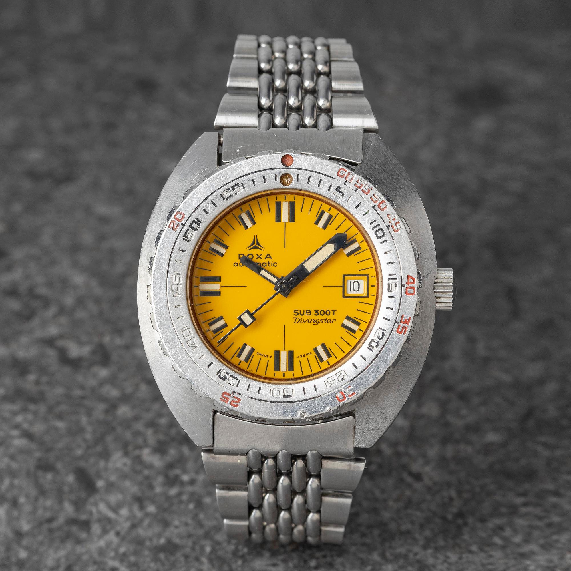 Doxa, by Synchron, SUB 300T, Divingstar, ca 1970.