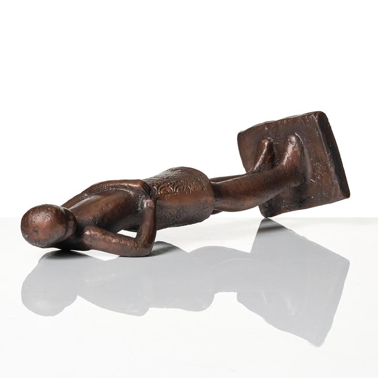 Lisa Larson, Lisa Larson, "The Teenager", a bronze sculpture, Scandia Present, Sweden ca 1978, no 202.