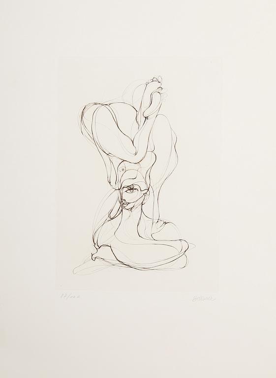 HANS BELLMER, 7 st, etsningar, signerade och numrerade 87/100.