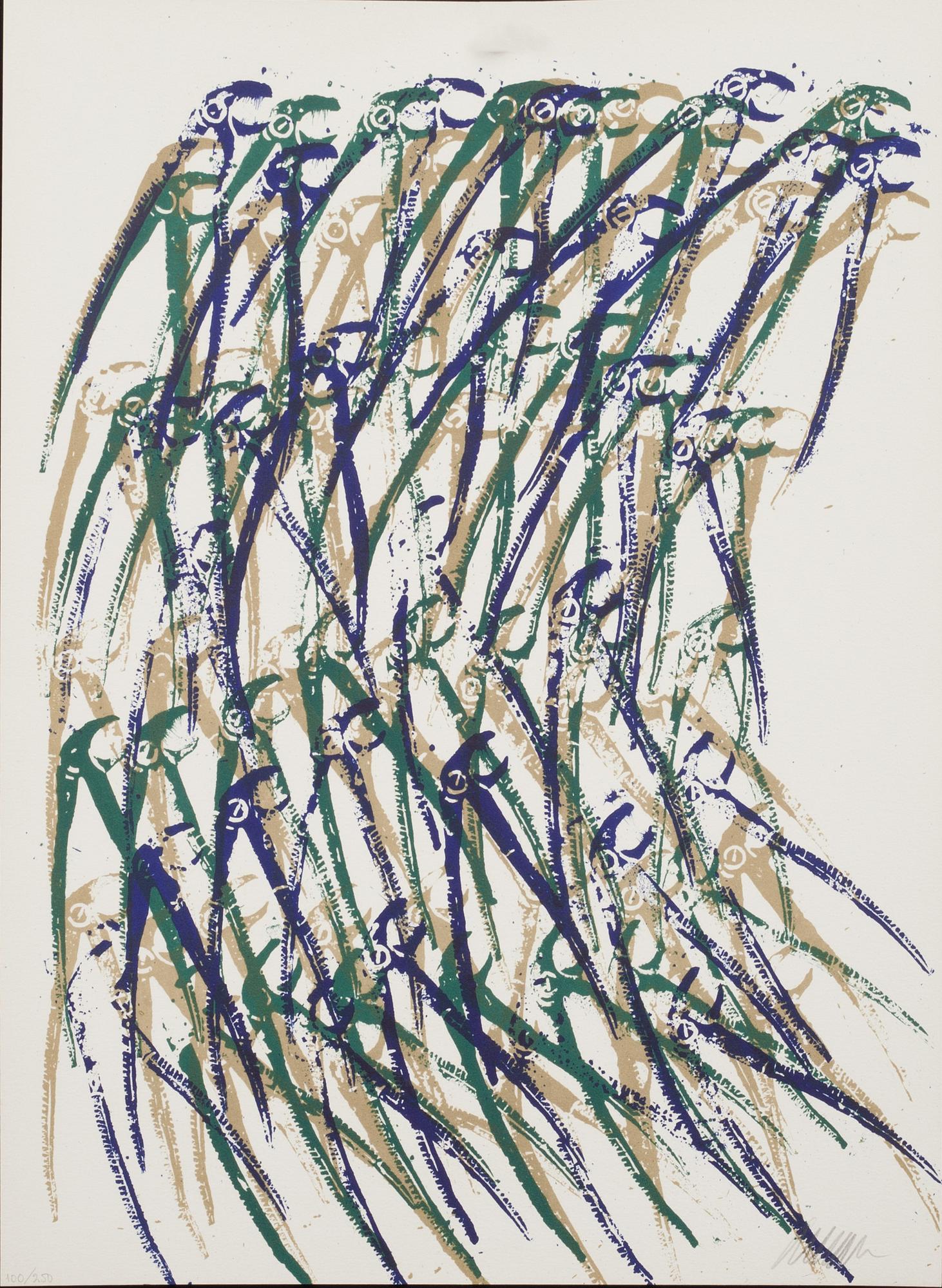 FERNANDEZ ARMAN, mapp med 5 färglitografier, signerade och numrerade 100/250.