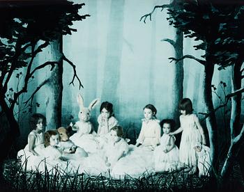 Helena Blomqvist, "Group Portrait in Forest", 2011.