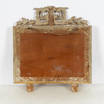 Spegellampett för två ljus, empire, 1800-talets första hälft.