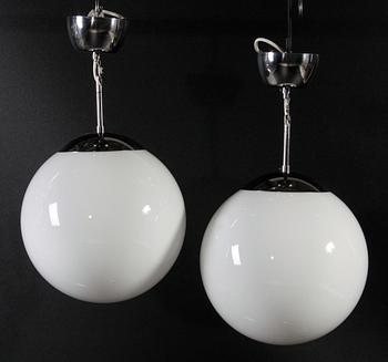 TAKARMATURER, ett par, glas, 1930/40-tal.