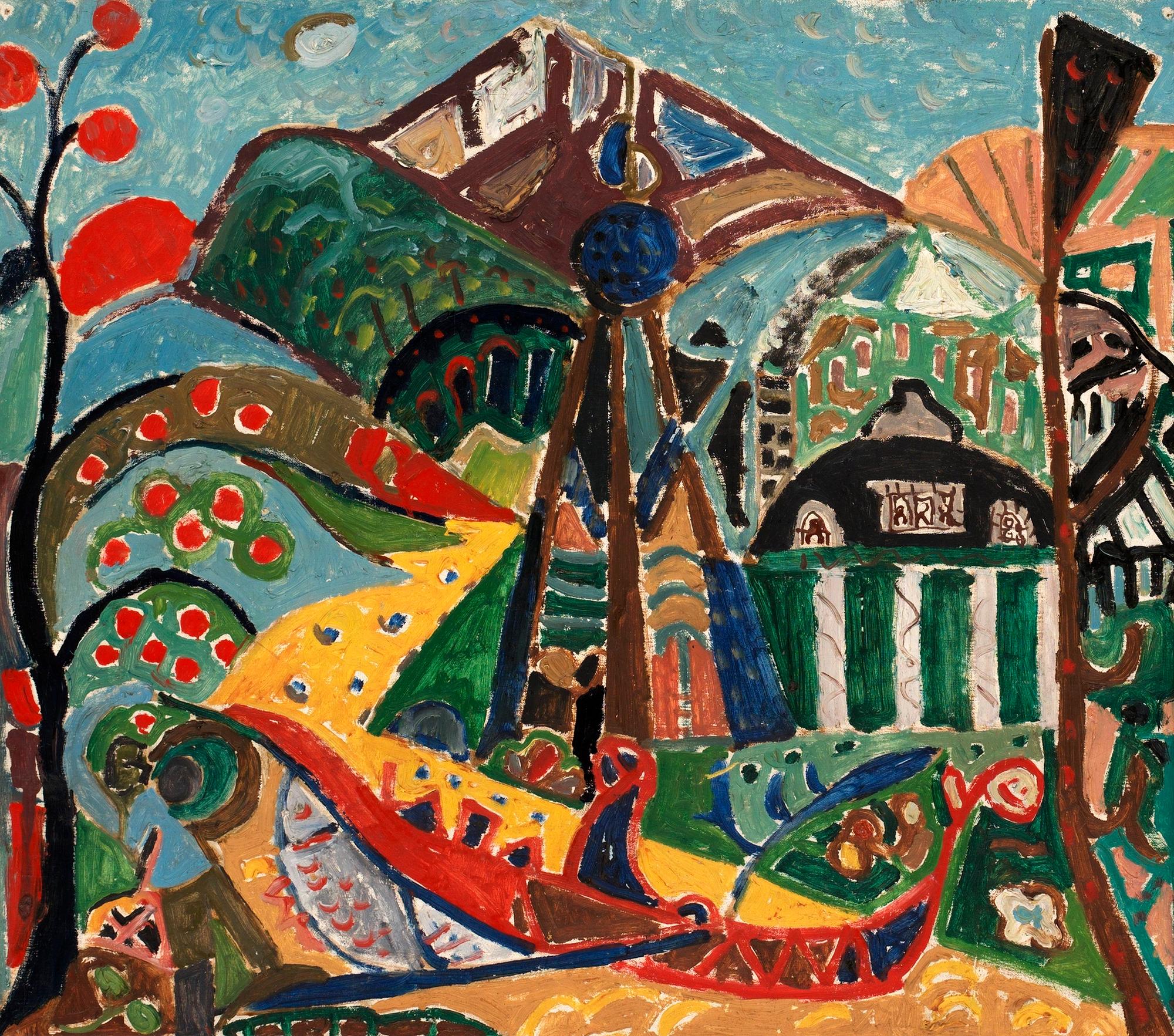 Uno Vallman, Norrländskt landskap.