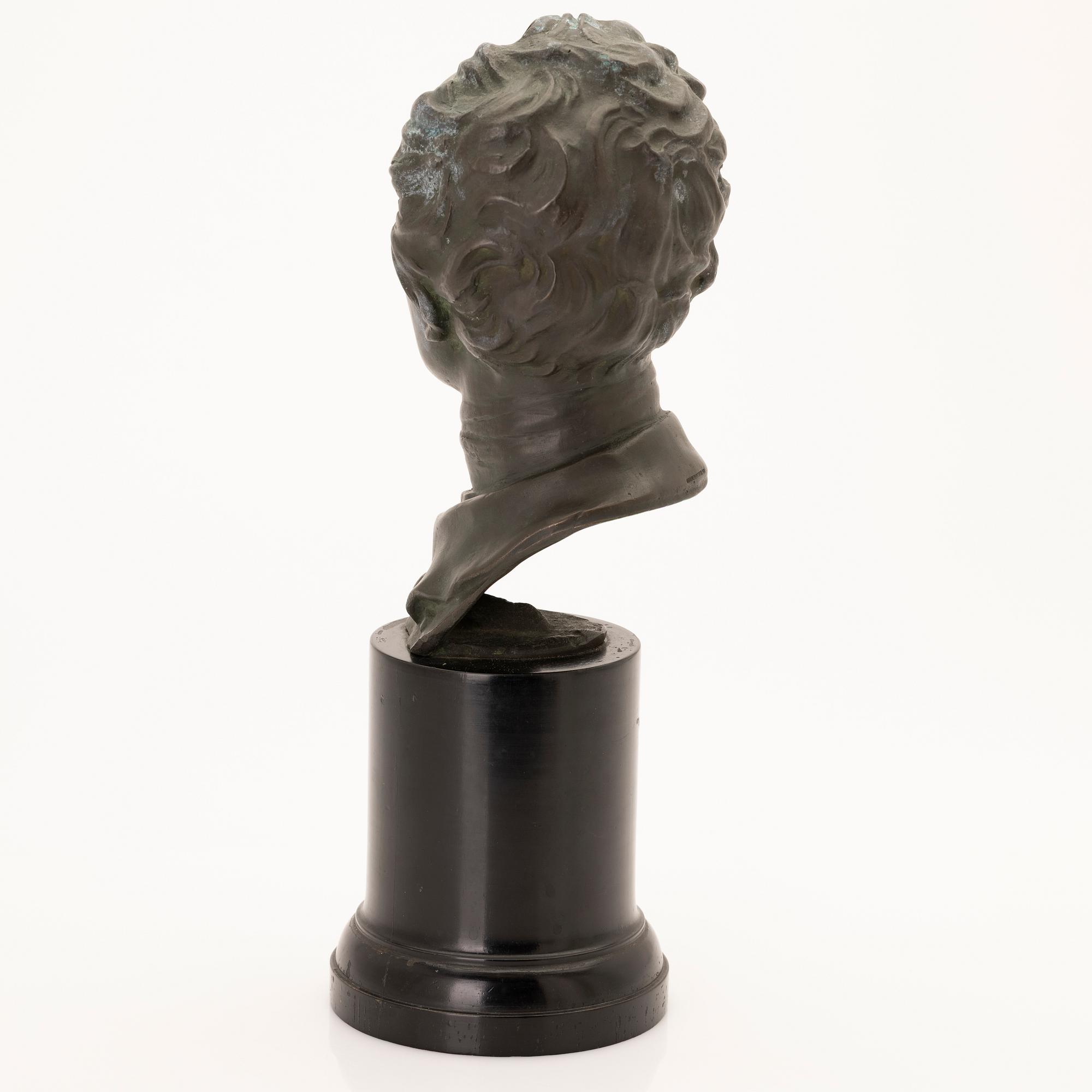 Jacques-Philippe Bouchardon, after, sculpture, bronze. Foundry stamp Otto Meyers konstgjuteri.