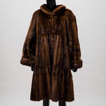 A SAGA MINK FUR COAT by M. Beck & CO, Helsinki.
