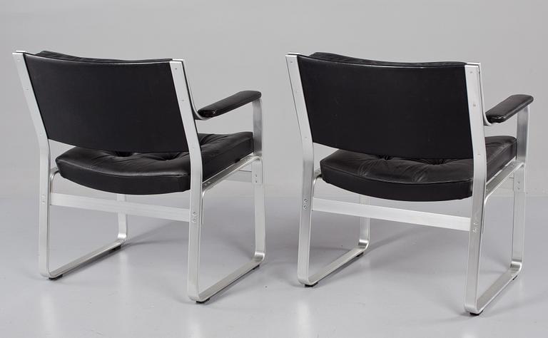 FÅTÖLJER, ett par, "Mondo", Karl-Erik Ekselius för JOC Möbler, 1900-talets andra hälft.