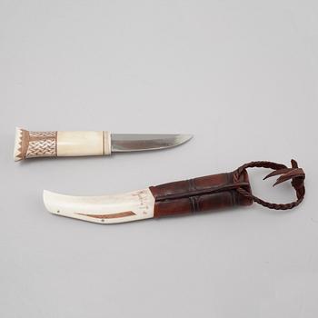 A knife by Max Lundström, signed and dated -07.