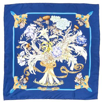 766. HERMÈS, a silk scarf, "Regina".