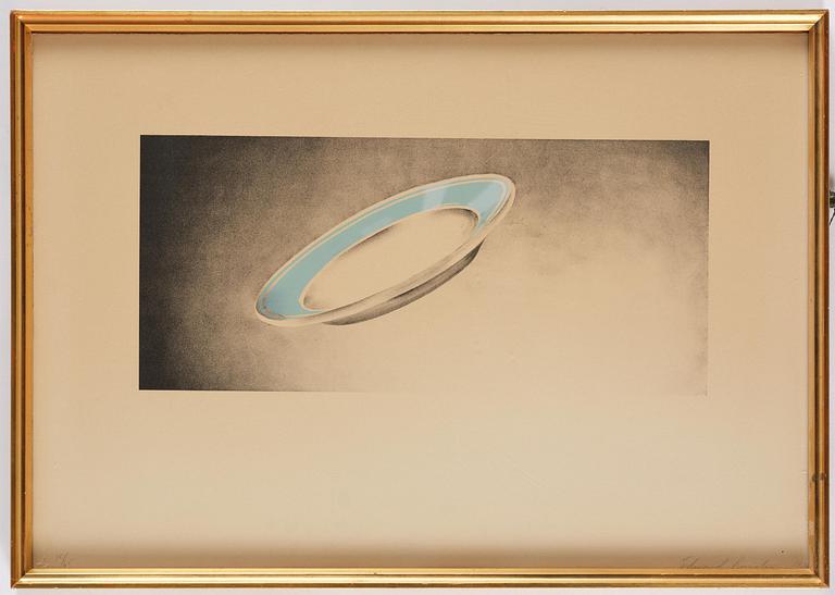 Ed Ruscha, "Plate", ur "Domestic Tranquility".