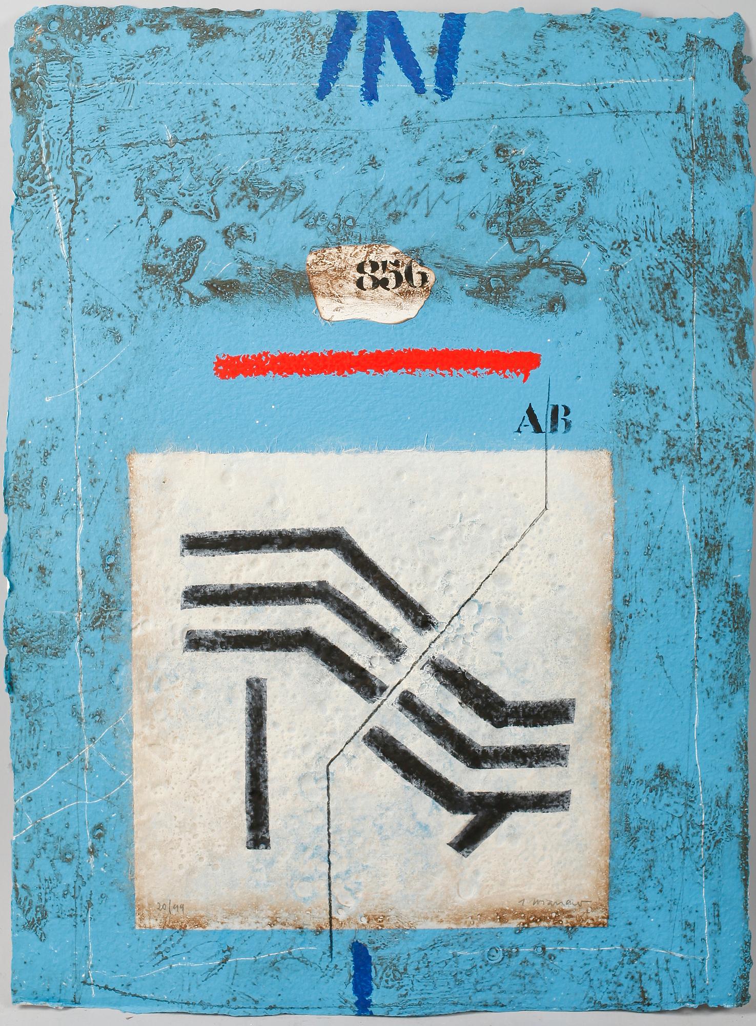 JAMES COIGNARD, färglitografi, sign, numr 20/99.