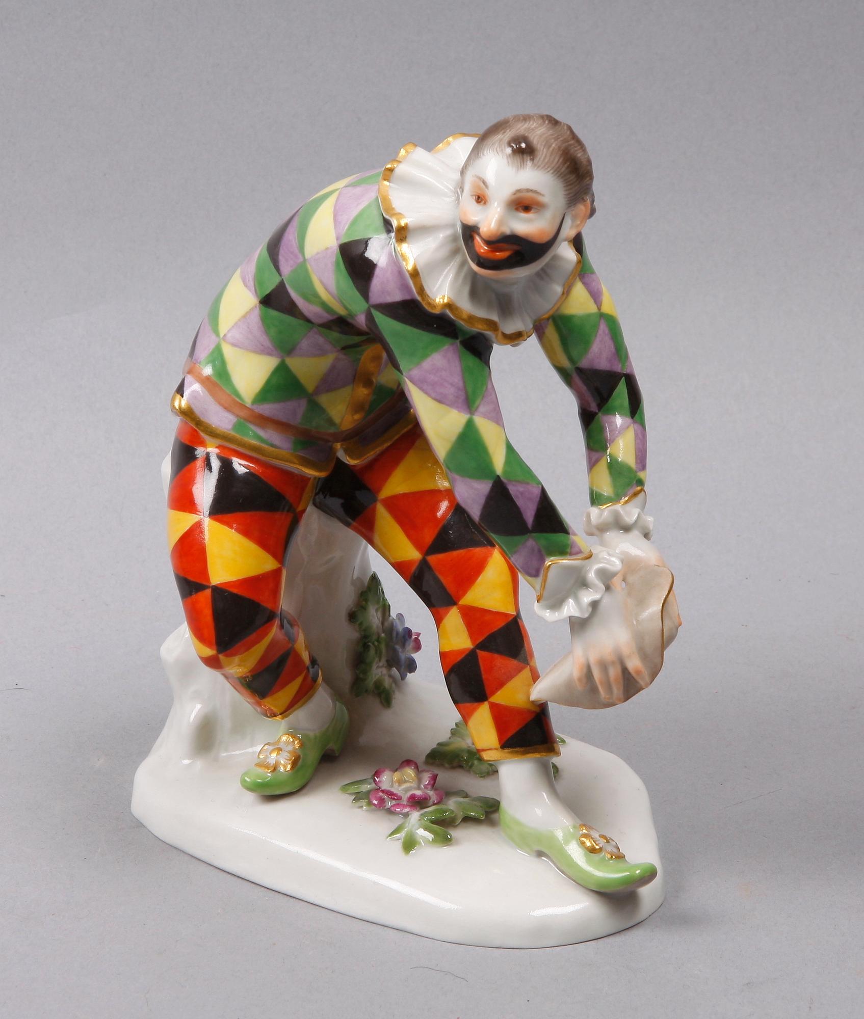 FIGURIN, porslin, Meissen. 1900-talets början.