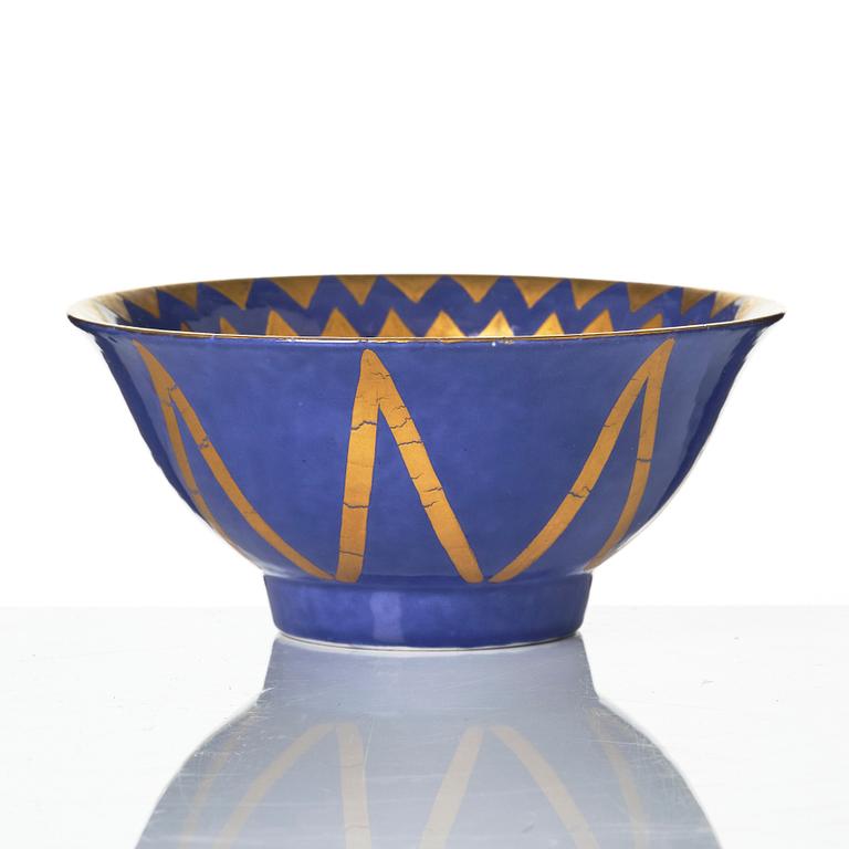 Wilhelm Kåge, Ask and bowls, 2 pcs, Gustavsberg 1927, 1929 and 1932.