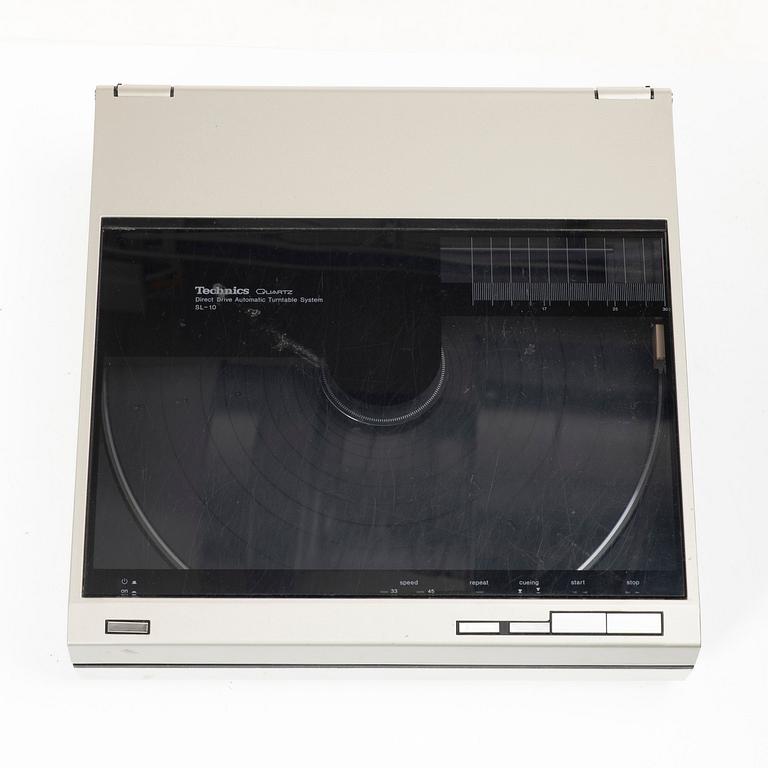 Vinyl record player, Technics Quartz SL-10, Matsushita Electric, Japan, 1979–1985.