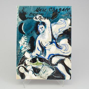 A MARC CHAGALL "Dessins pour la bible" with 24 colour lithographes, Paris 1960.