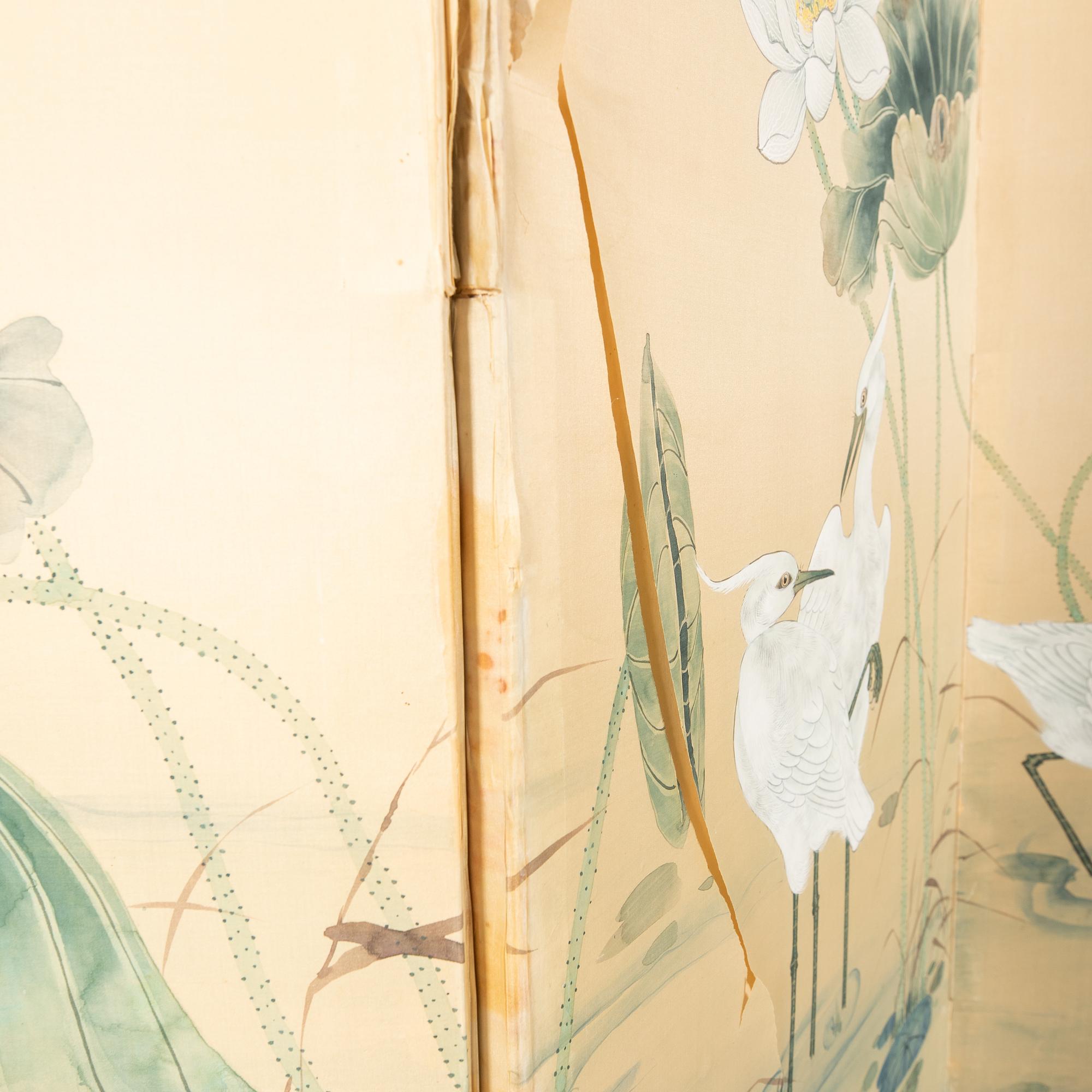 Folding screen Japan 20th century.