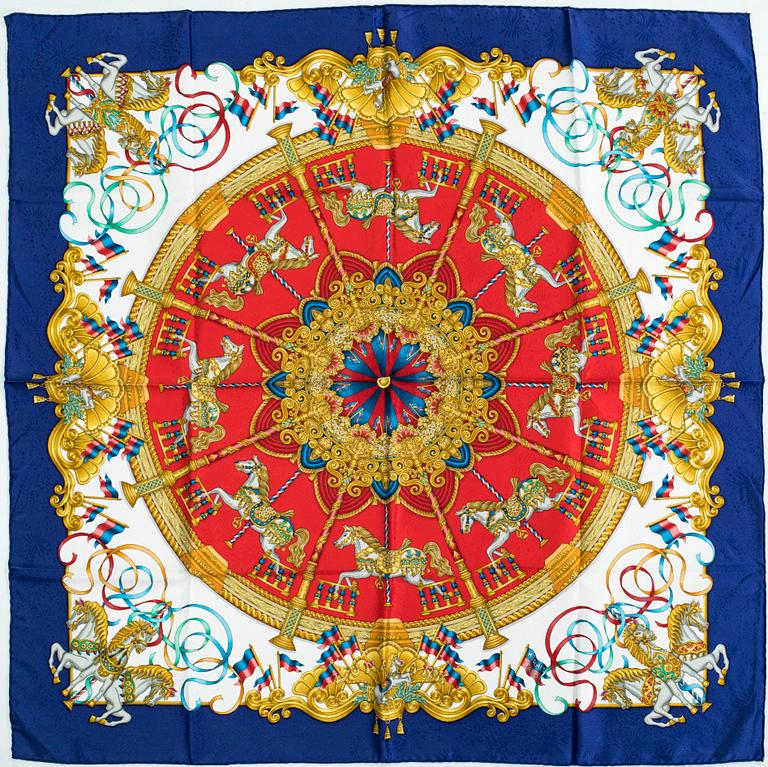 Hermès, scarf, "Luna Park".