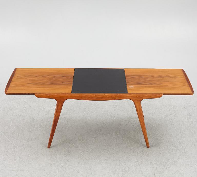Coffee table, 'Expandette', AB S Ljungqvists Möbelfabrik, Habo, 1950s.