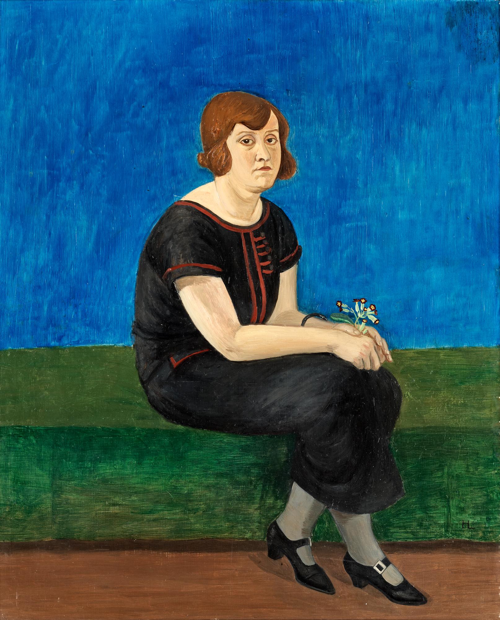 Hilding Linnqvist, "Målarinnan".