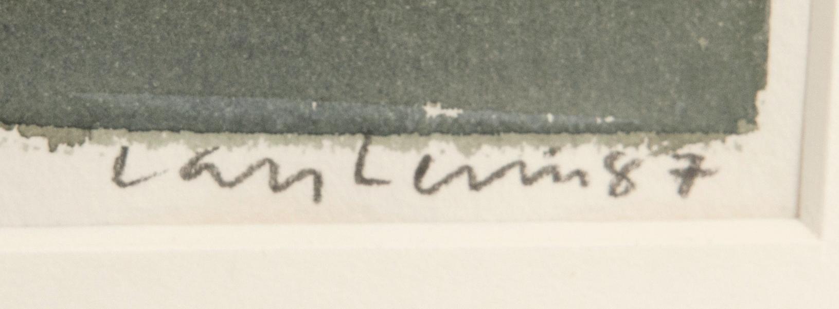 Lars Lerin, Mountain Landscape.